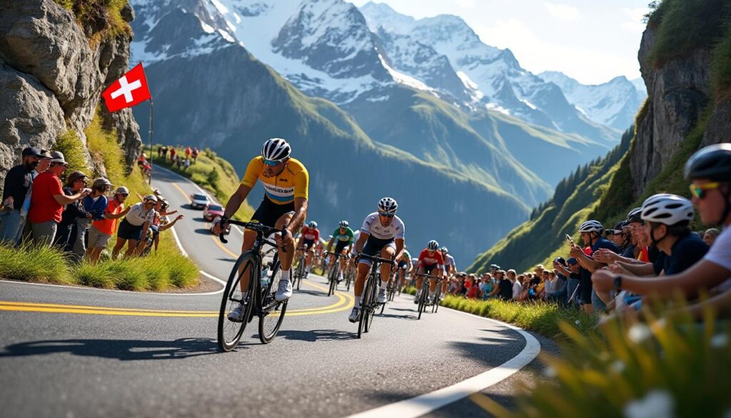 découvrez les passages clés du tour de suisse qui passionnent les fans de cyclisme, avec des paysages spectaculaires et des défis incontournables pour les coureurs.