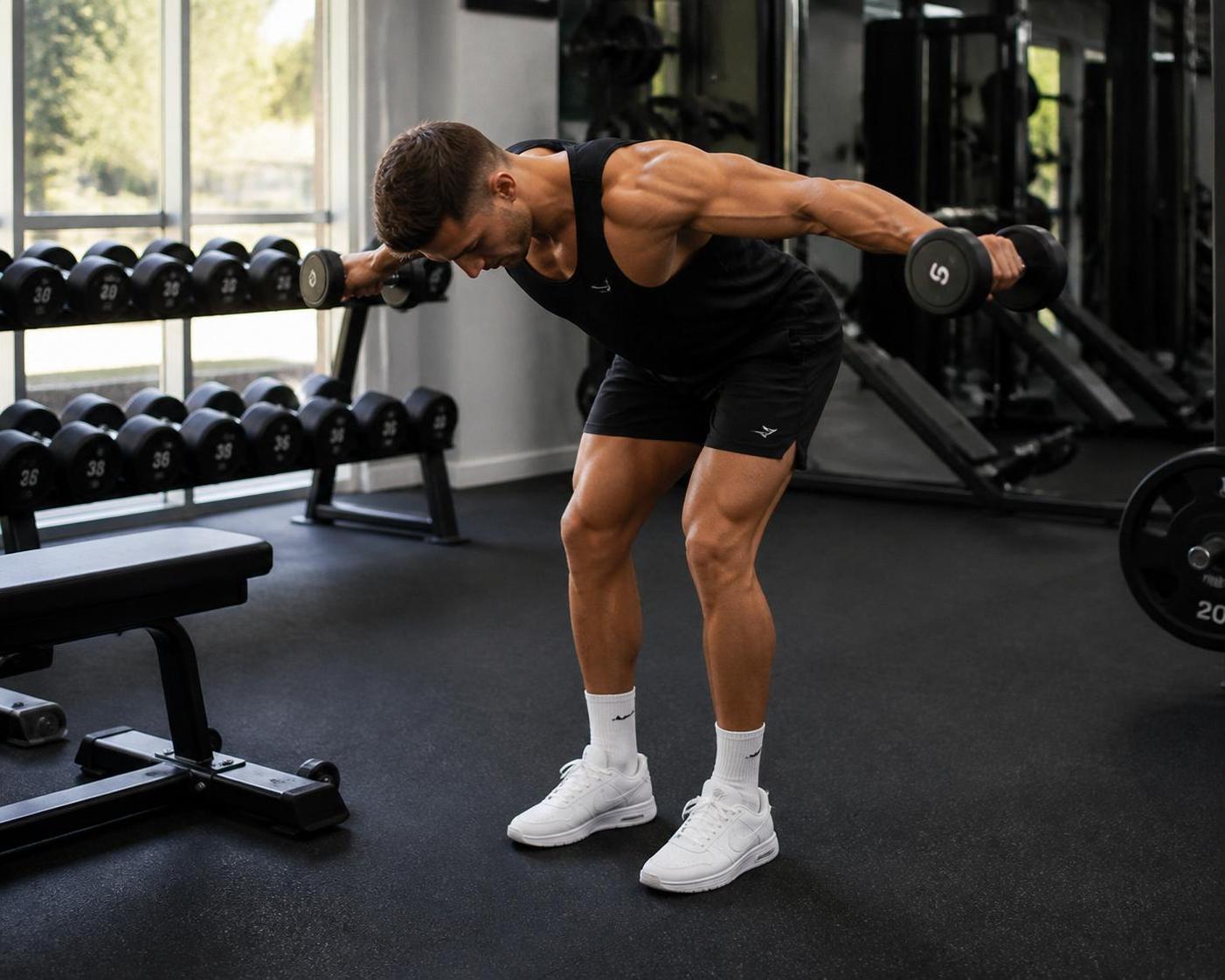 découvrez les exercices clés avec haltères pour renforcer et sculpter vos épaules arrière, améliorant ainsi la posture et la puissance de votre dos.
