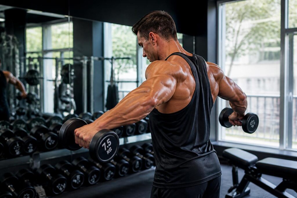 découvrez les exercices essentiels pour renforcer et sculpter votre dos grâce à l'entraînement ciblé de l'arrière des épaules avec haltères. suivez nos conseils pour des gestes efficaces et sécurisés.