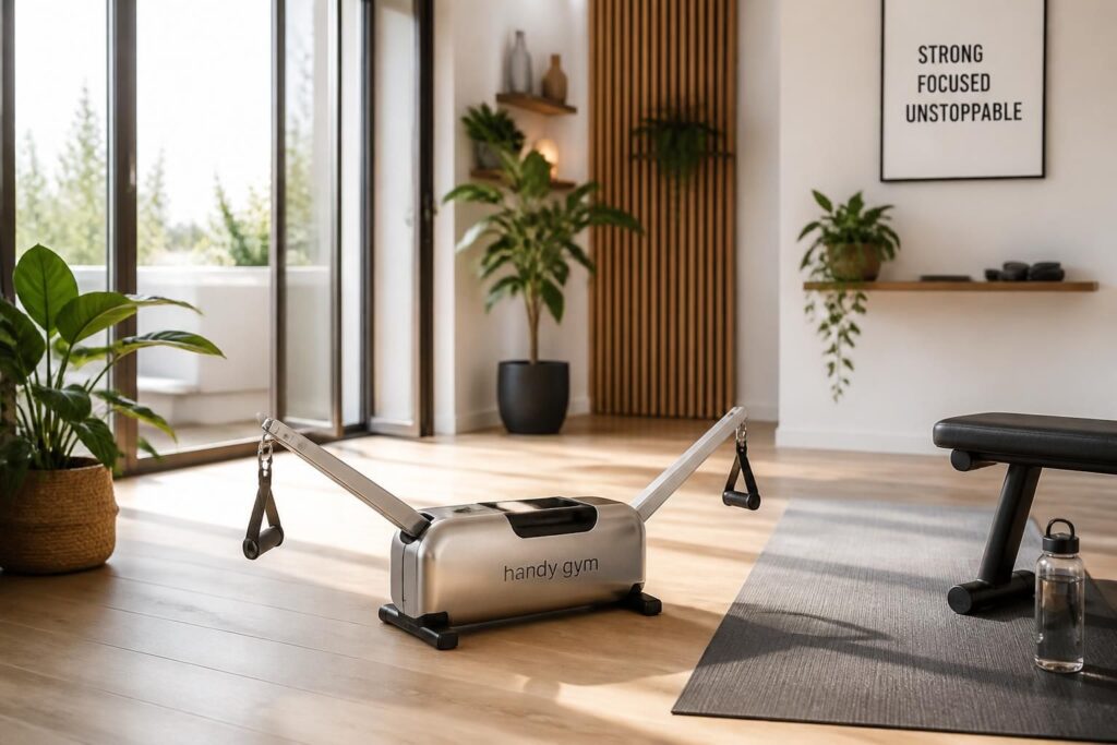 découvrez handy gym, l’appareil compact et innovant qui transforme votre entraînement à domicile en une expérience efficace et pratique. idéal pour tous les niveaux, il vous accompagne partout.
