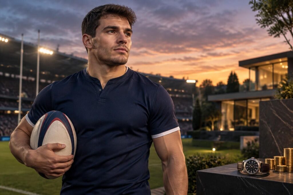 découvrez l’estimation de la fortune d’antoine dupont, ses revenus de rugbyman, ses contrats et les facteurs qui composent son patrimoine.