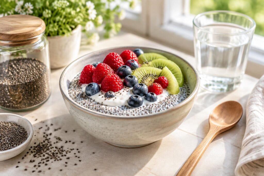 découvrez comment intégrer les graines de chia à votre alimentation pour favoriser la satiété et accompagner votre objectif de perte de poids.