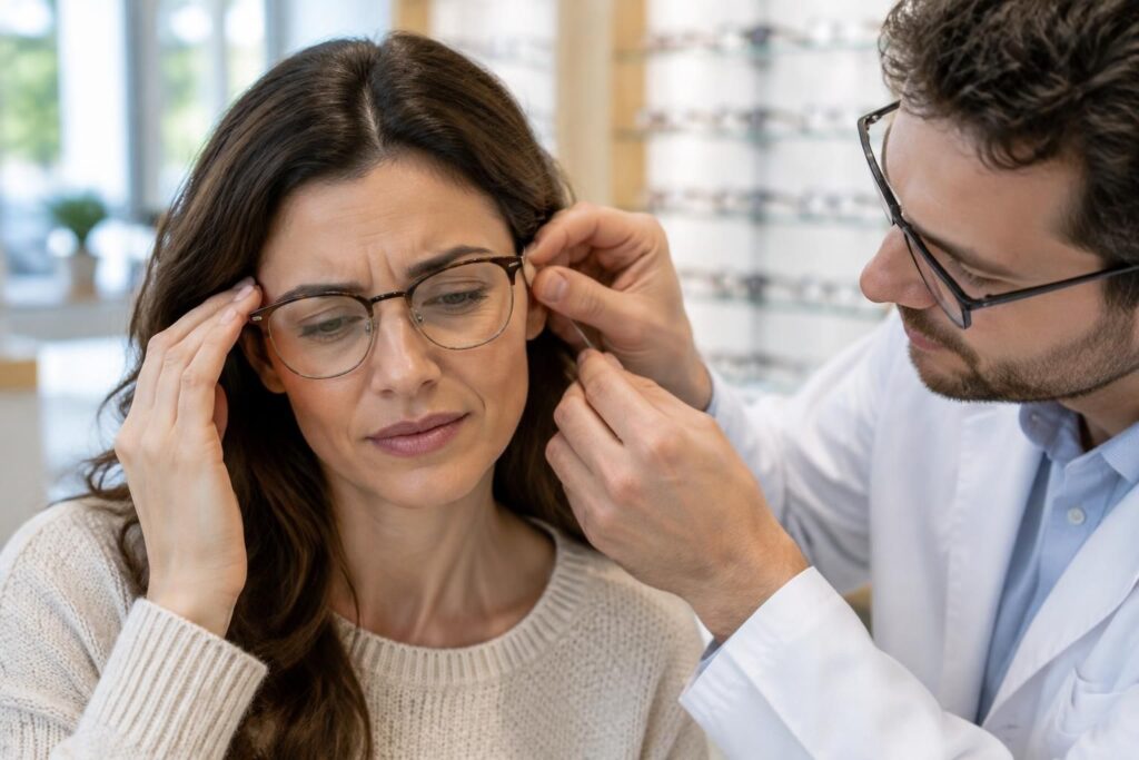 maux de tête, vision floue ou lunettes qui glissent ? découvrez les signes d’un mauvais ajustement et comment faire vérifier votre monture.